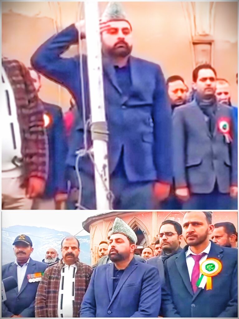 Republic Day Celebrations at Poonch Fort with national flag hoisting ceremony