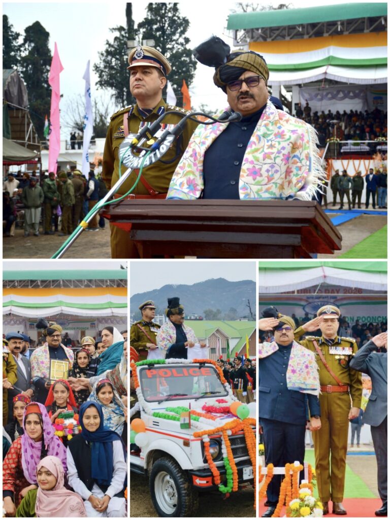 Poonch Republic Day 2026 Celebrations at Sports Stadium Highlight Patriotism